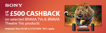 Sony Cashback October 2027