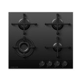 Fisher & Paykel 60cm Black Glass Gas Hob Overview