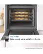 Bosch MBA578BS7B Electric Double Pyrolytic Oven Stainless