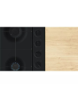 Bosch PBP6B6K60 60cm Black Gas Hob with 4 Burners