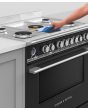 Fisher & Paykel 90cm Dual Fuel Cooker in Black Finish