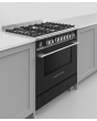 Fisher & Paykel 90cm Dual Fuel Cooker in Black Finish