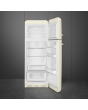 Smeg FAB30RCR6UK 60cm Cream Fridge Freezer 75/25