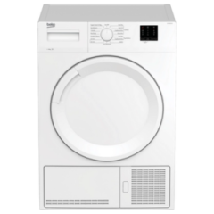 Beko DTKCE80021W 8kg Condenser Tumble Dryer with Sensor Programmes - White