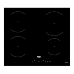 Beko HIIP64430QT 60cm Induction Hob with Touch Controls - Black
