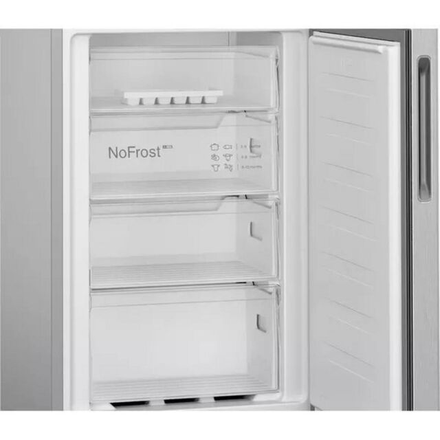 Bosch KGN27NLEAG 55cm 50/50 Frost Free Fridge Freezer - Silver