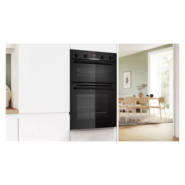 Bosch MBA533BB3B Built-In Double Electric Oven Black