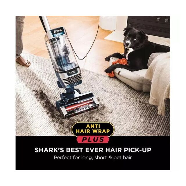 Shark AZ3000UKT Shark Stratos XL Anti Hair Wrap Plus Anti-Odour Upright Vacuum - Navy Blue