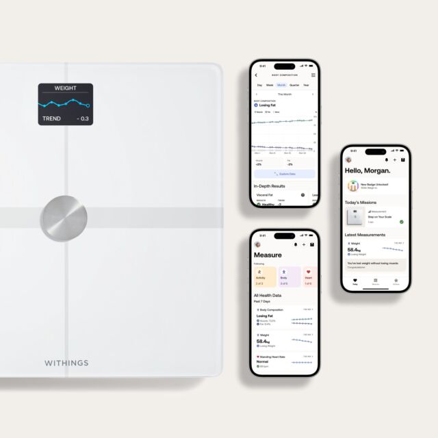 WITHINGS WBS13W Body Smart Scale - White