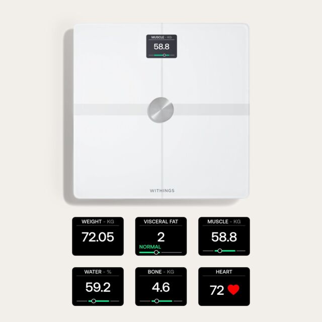 WITHINGS WBS13W Body Smart Scale - White