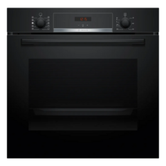 Bosch HQA534BB3B Built-In Oven With Added Steam Function, Black