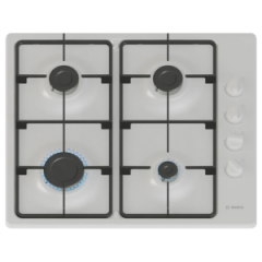 Bosch PBP6B2K60 Series 2 Gas Hob 60 Cm Enamel, White
