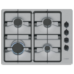 Bosch PBP6B5K60 Series 2 Gas Hob 60 Cm Stainless Steel