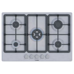 Bosch PGQ7B5K90 Series 4 Gas Hob 75 Cm Stainless Steel