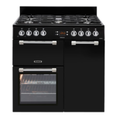Leisure CK90G232K Black 90Cm Gas Range Cooker With Two Ovens