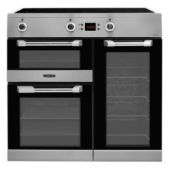Leisure CS90D530X Stainless Steel 90Cm Induction Range Cooker With Three Ovens