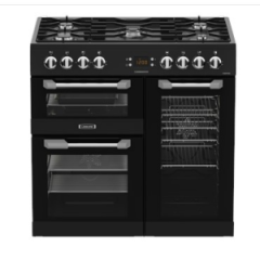 Leisure CS90F530K Black 90Cm Dual Fuel Range Cooker With Three Ovens