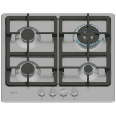 Neff T26GKH8N0 N 50 Gas Hob 60 Cm Stainless Steel